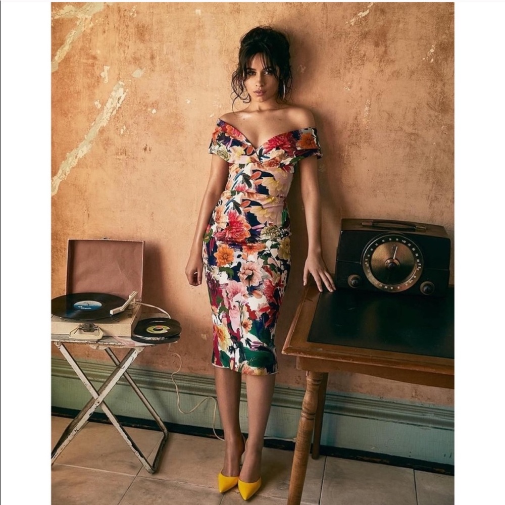 Cushnie et Ochs Alba Surrealist Floral Dress in 8
